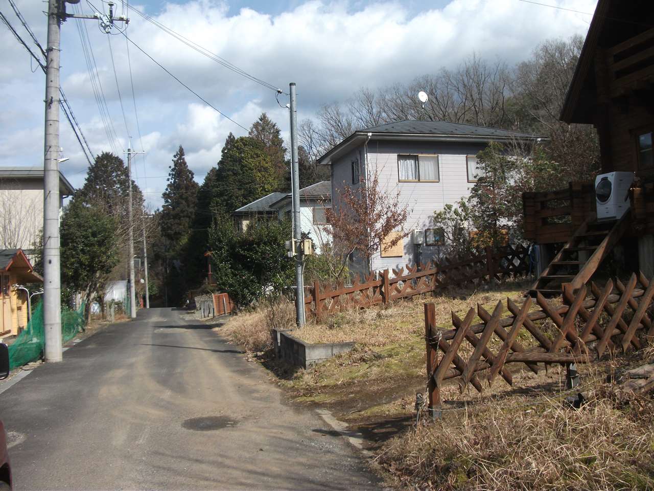 別荘地内の風景